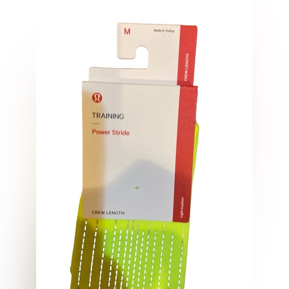NWT Lululemon power stride crew socks Size M - Picture 1 of 4